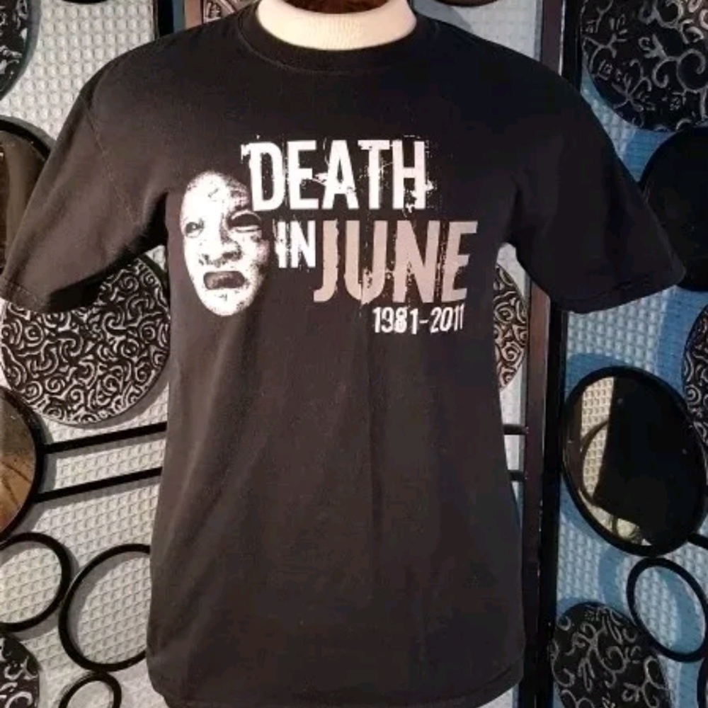 Death in June Tshirt - Band, Dates, Mask